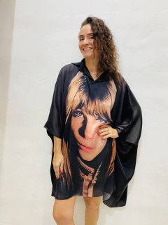 Vestido Maxi Social Curto Cetim Rita Lee - buy online