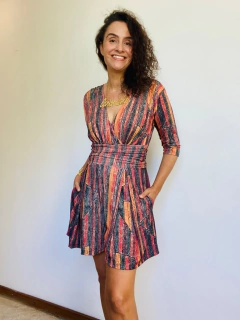 Macaquinho Sereia Jersey Paul Klee Vermelho - ALESSA