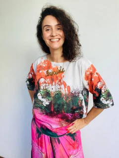 Camiseta Básica Tafetá Porta Bandeira - ALESSA