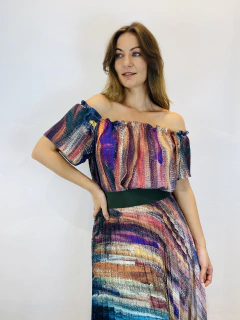 Camiseta Cigana Crepe Munch - comprar online