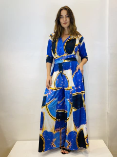 Macacão Sereia Jersey Blue