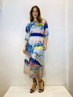 Vestido Basico Longo Jersey Mar - buy online