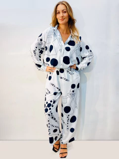 Calça Elástico Crepe Colombina