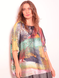 Camisa Morcego Cetim Vert - loja online