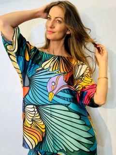 Camiseta Morcego Cetim Color - loja online