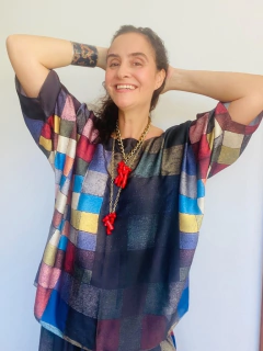 Camiseta Morcego Cetim Paul Klee Colorido - comprar online