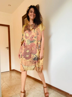 Vestido Kaftan Cetim Van Gogh - buy online