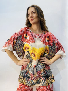 Camiseta Morcego Cetim Cactus - loja online