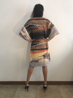 Vestido Curto T Jersey Sunset - ALESSA