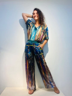 Calça Reta Jersey Munch - online store