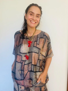 Camiseta Morcego Cetim Paul Klee Cinza on internet