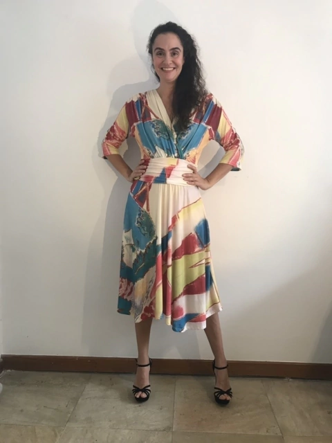 Vestido Curto Sereia Jersey Moinho