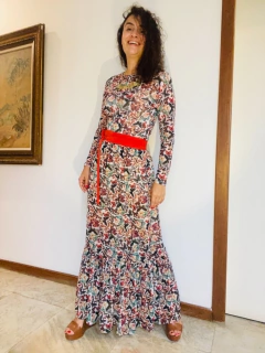 Image of Blusa Pele Tule Borboletas