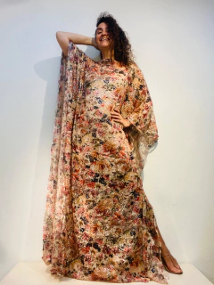 Vestido Maxi Longo Paetê Fioriti