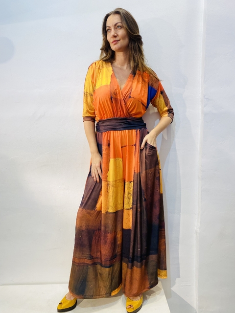 Macacão Sereia Jersey Quadrados