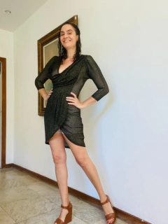 Vestido Sereia Mini Tela Preto - buy online