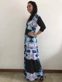 Macacão Sereia Jersey Rosa Azul on internet