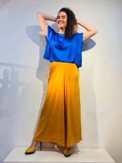 Camiseta Cropped Azul Bic - buy online