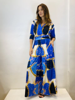 Macacão Sereia Jersey Blue - ALESSA