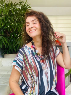 Camiseta Kaftan Curta Cetim Ganesha Listras