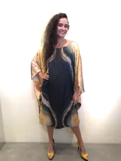 Vestido Máxi Curto Cetim Praia - buy online