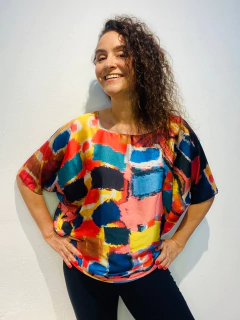 Camiseta Morcego Cetim Fabienne - online store