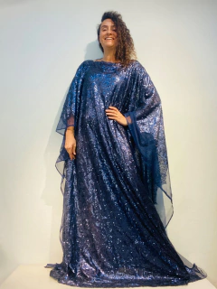 Vestido Maxi Longo Paetê Indigo - online store