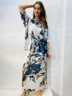 Camiseta Básica Tafeta Birds - ALESSA