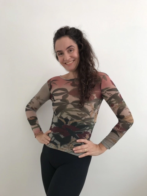 Blusa Pele Tule Dois Pássaros 