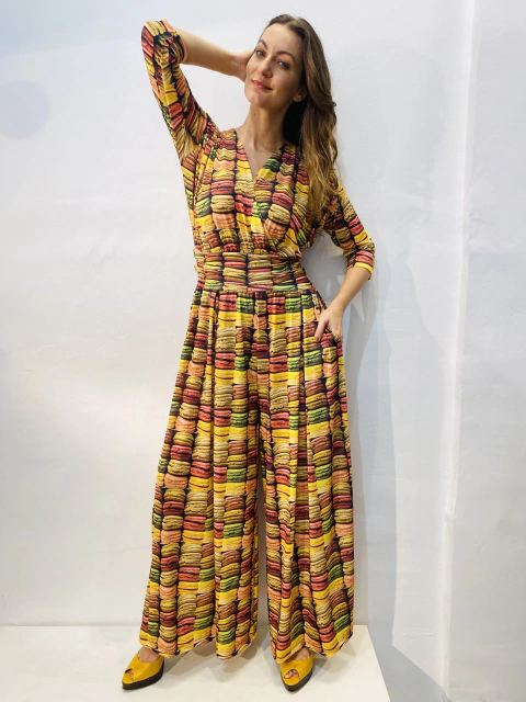 Macacão Sereia Jersey Macarron