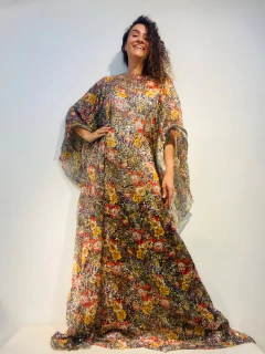 Vestido Maxi Longo Paetê Fuoco - ALESSA