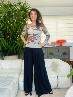 Blusa Fit 3/4 Jersey Pássaros Oriente - buy online