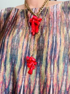 Colar Coral Longo - comprar online