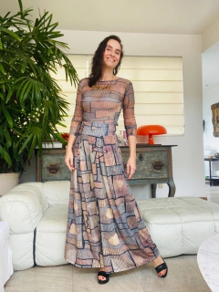 Calça Pantalona Jersey Paul Klee Cinza - comprar online