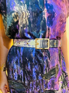 Cinto Forrado Largo Monet Lilas na internet