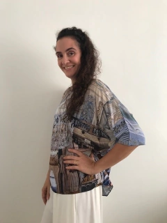 Camiseta Morcego Viscose Lustre - comprar online