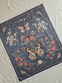 Tapiz Garden azul mediano - outlet - comprar online