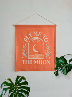 Tapiz Fly me naranja - comprar online