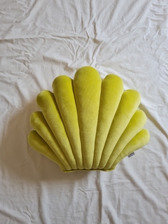 Almohadón Caracola Verde Lima - comprar online