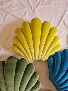 Almohadón Caracola Verde Lima - tienda online