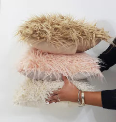 Funda de almohadón Oslo rosa - 40*40 cm. - tienda online