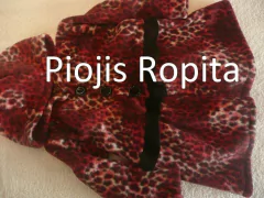 Tapado Polar Animal Print Bordo - comprar online