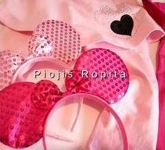 Set 3P disfraz de minnie mouse remera calza con pollera y vincha en internet