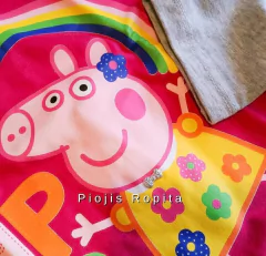 Set conjunto de peppa pig remera y pantalon pijama en internet