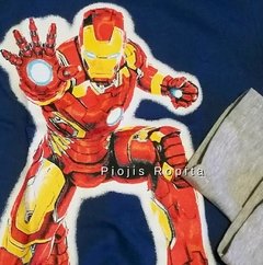 Set conjunto ironman remera manga larga y pantalon pijama en internet