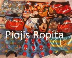 Trajes De Baño Cars Spiderman Mickey Monster University Camioncitos Minion en internet
