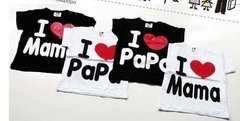 Remeras Importada I Love Mama Papa Beba Y Ropa Gap Polo Puma