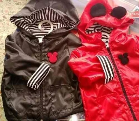 Camperas Impermeable Mickey