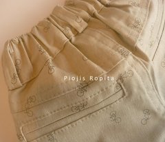 Set Traje bautismo saco blazer body camisa bermuda zapatos moños y tiradores - tienda online