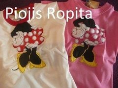 Remera Kitty rosa con Bordado gigante